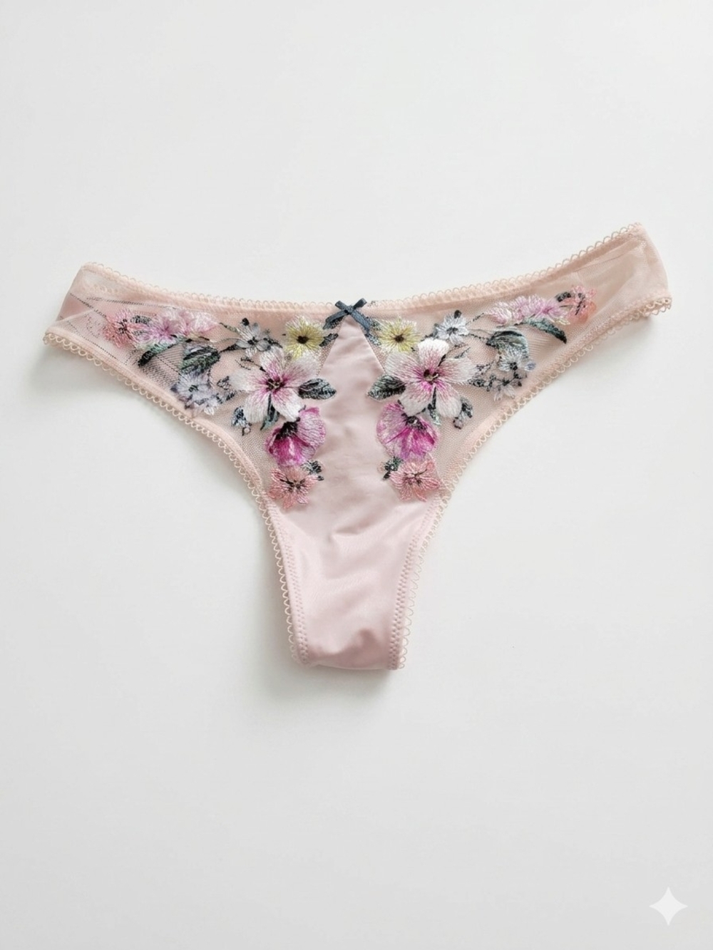 Victoria's Secret Pale Pink Lace Thong